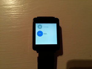 LG G Watch Start Apps